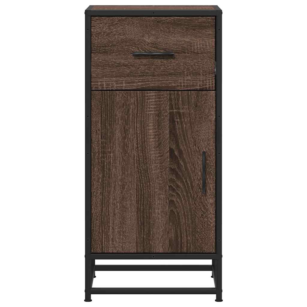 Sideboard 35.5X35X76 Cm Engineered Wood And Metal