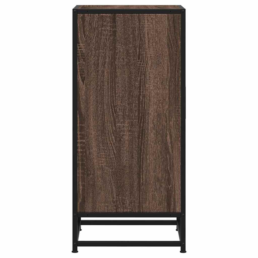 Sideboard 35.5X35X76 Cm Engineered Wood And Metal