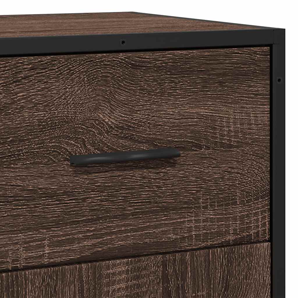 Sideboard 35.5X35X76 Cm Engineered Wood And Metal