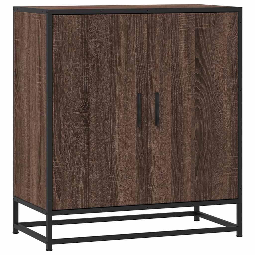 Sideboard 68X35X76 Cm Engineered Wood And Metal
