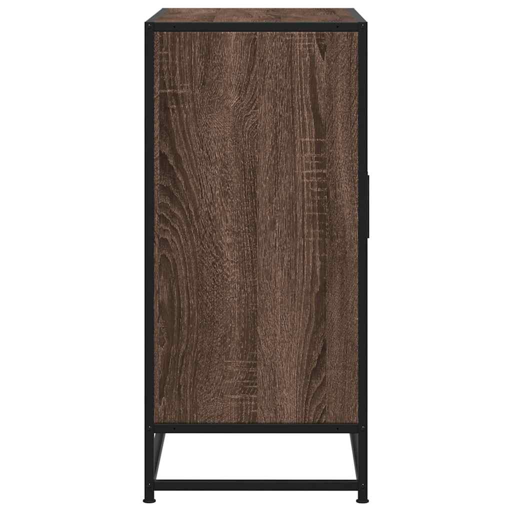Sideboard 68X35X76 Cm Engineered Wood And Metal
