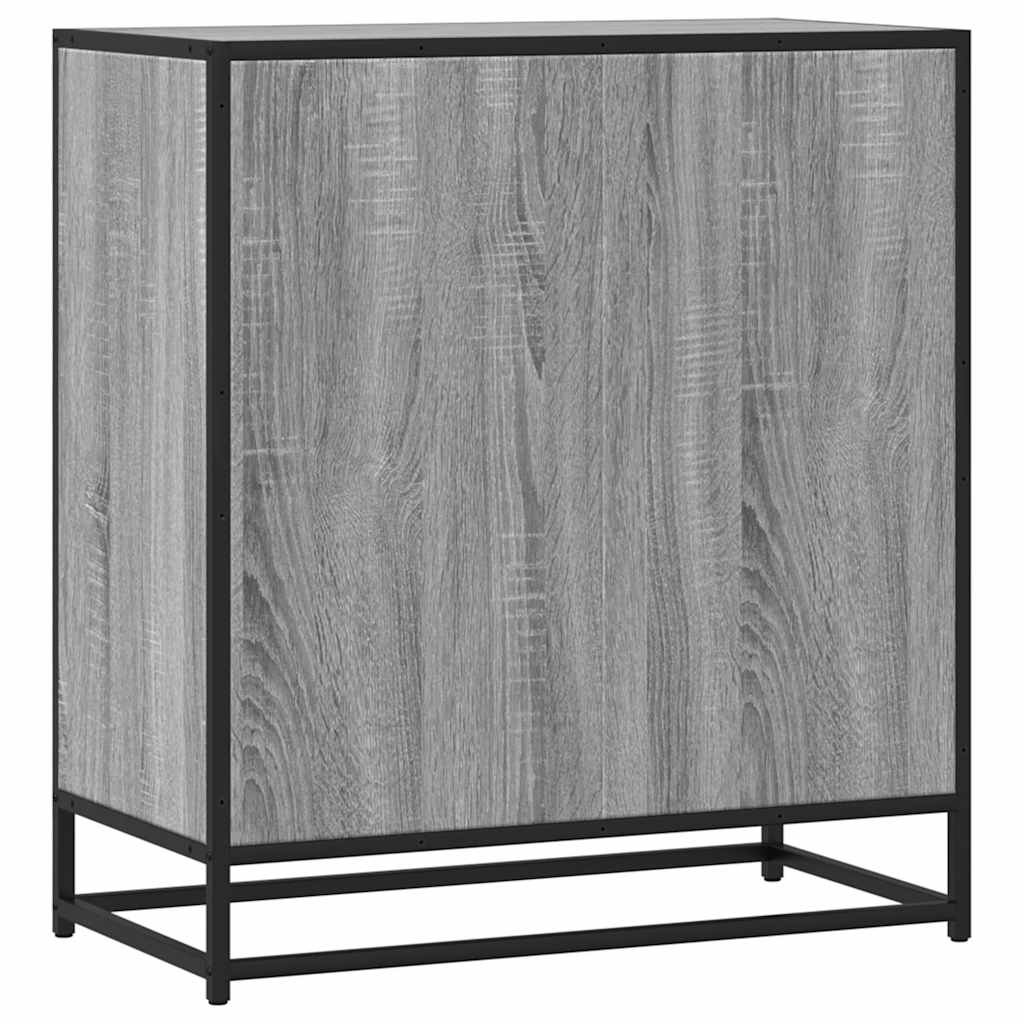 Sideboard 68X35X76 Cm Engineered Wood And Metal