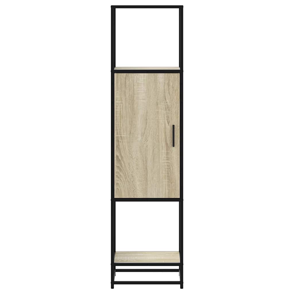 Highboard 35.5X35X139 Cm Engineered Wood And Metal