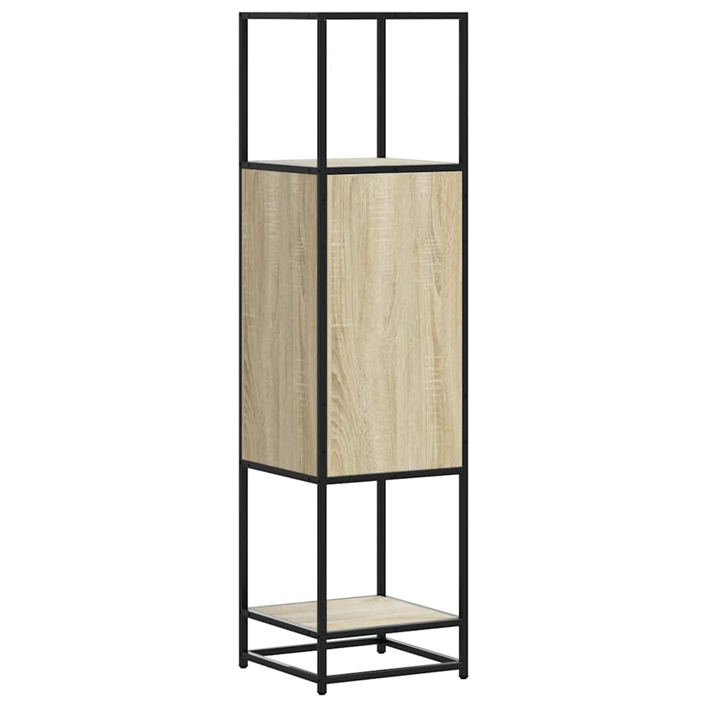 Highboard 35.5X35X139 Cm Engineered Wood And Metal