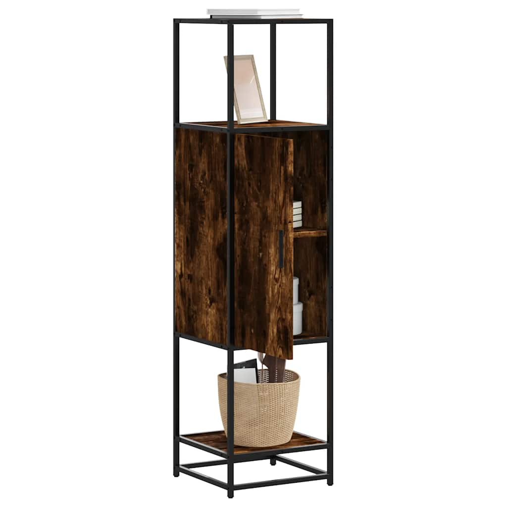 Highboard 35.5X35X139 Cm Engineered Wood And Metal