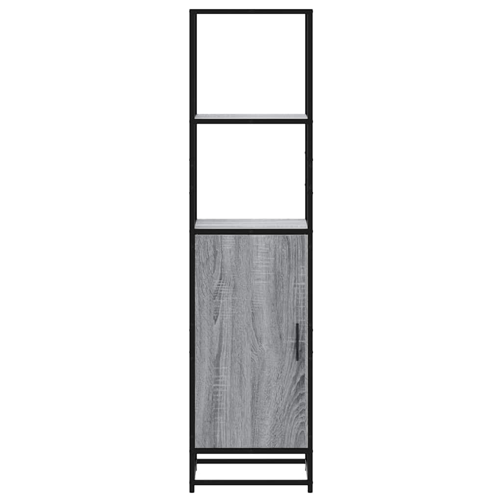 Highboard 35.5X35X139 Cm Engineered Wood And Metal