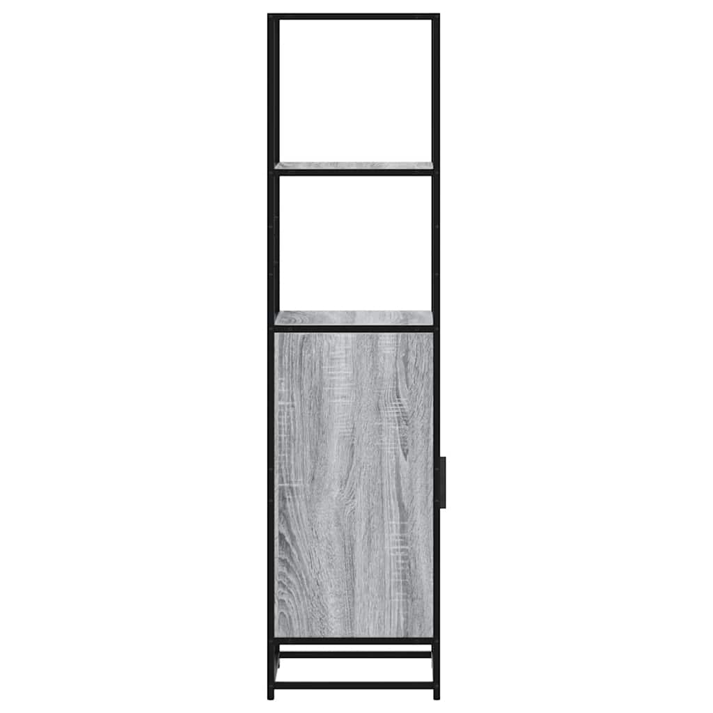 Highboard 35.5X35X139 Cm Engineered Wood And Metal