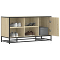 Shoe Bench 100X40X53.5 Cm Engineered Wood And Metal