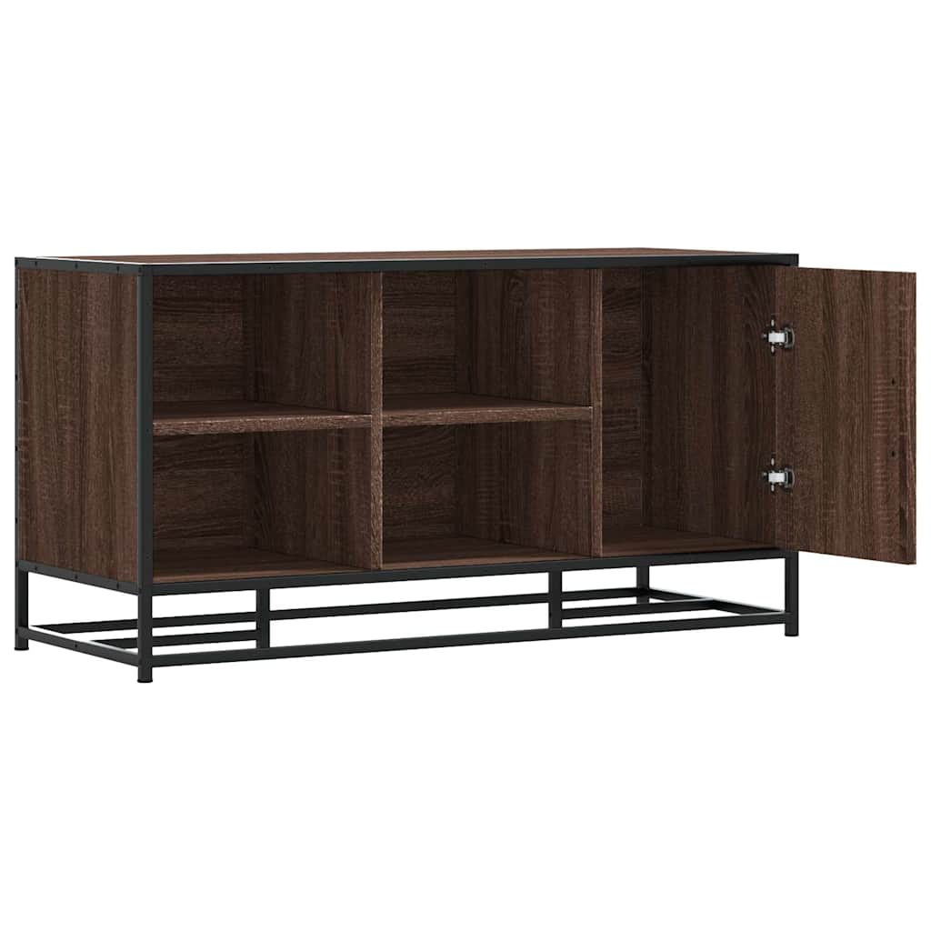 Shoe Bench 100X40X53.5 Cm Engineered Wood And Metal