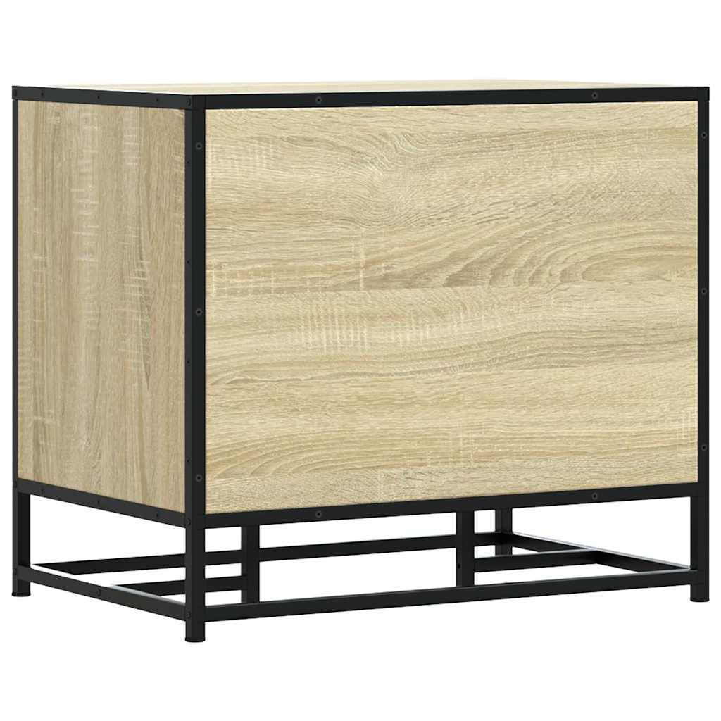 Storage & Entryway Benches Shoe Bench 60X40X53.5 Cm Engineered Wood Metal Black