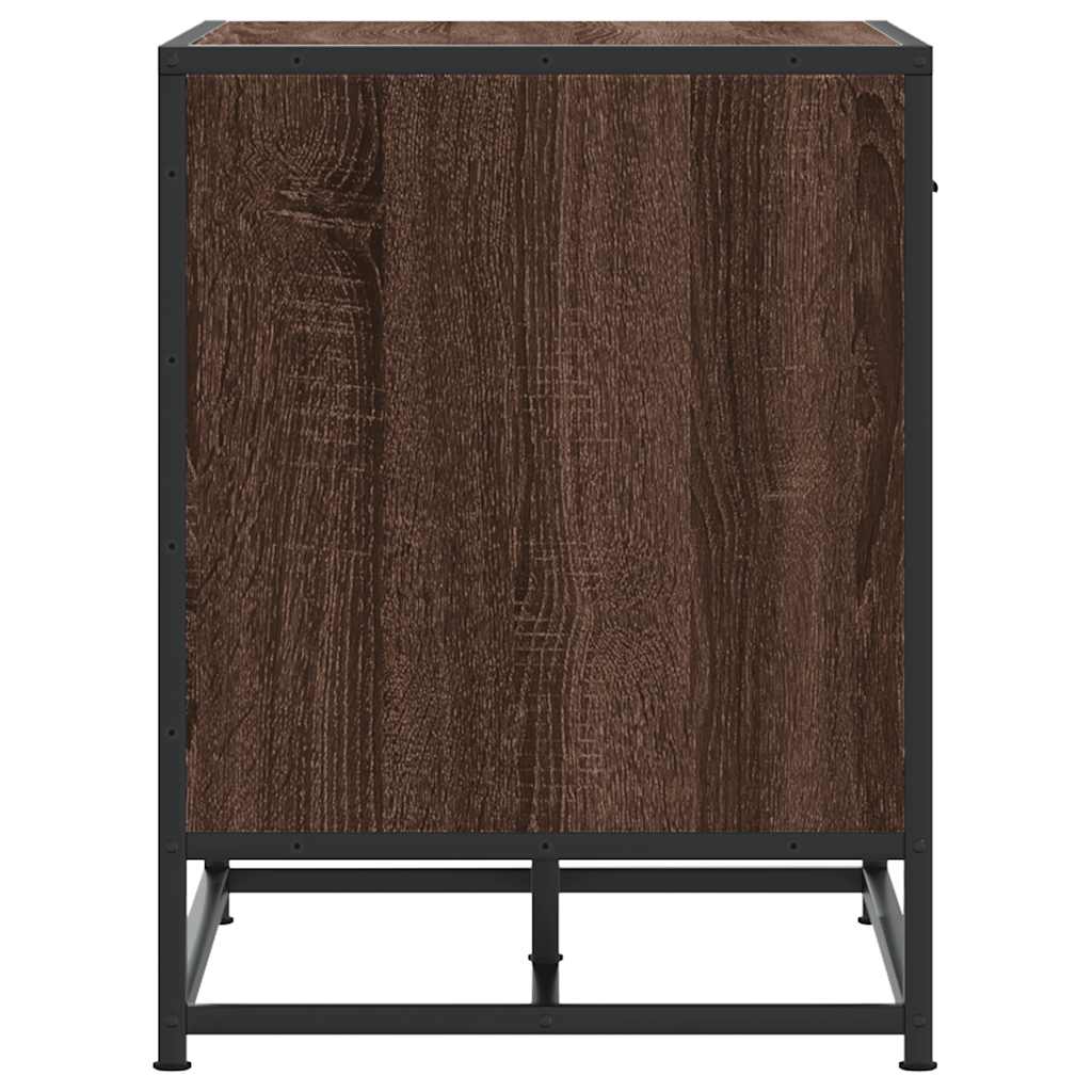 Shoe Bench 60X40X53.5 Cm Engineered Wood And Metal