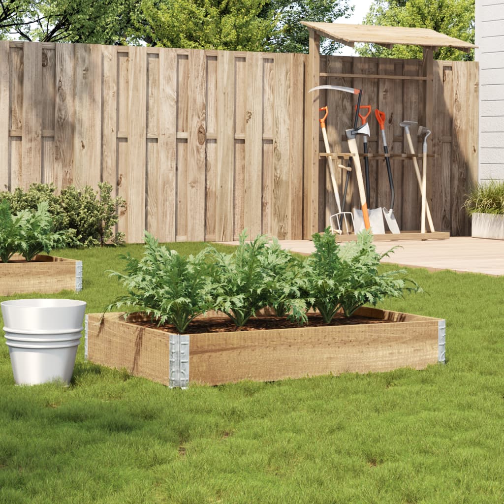 Garden Planter 80X60 Cm Solid Wood Pine
