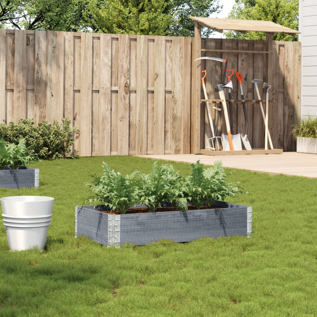 Garden Planter 80X60 Cm Solid Wood Pine