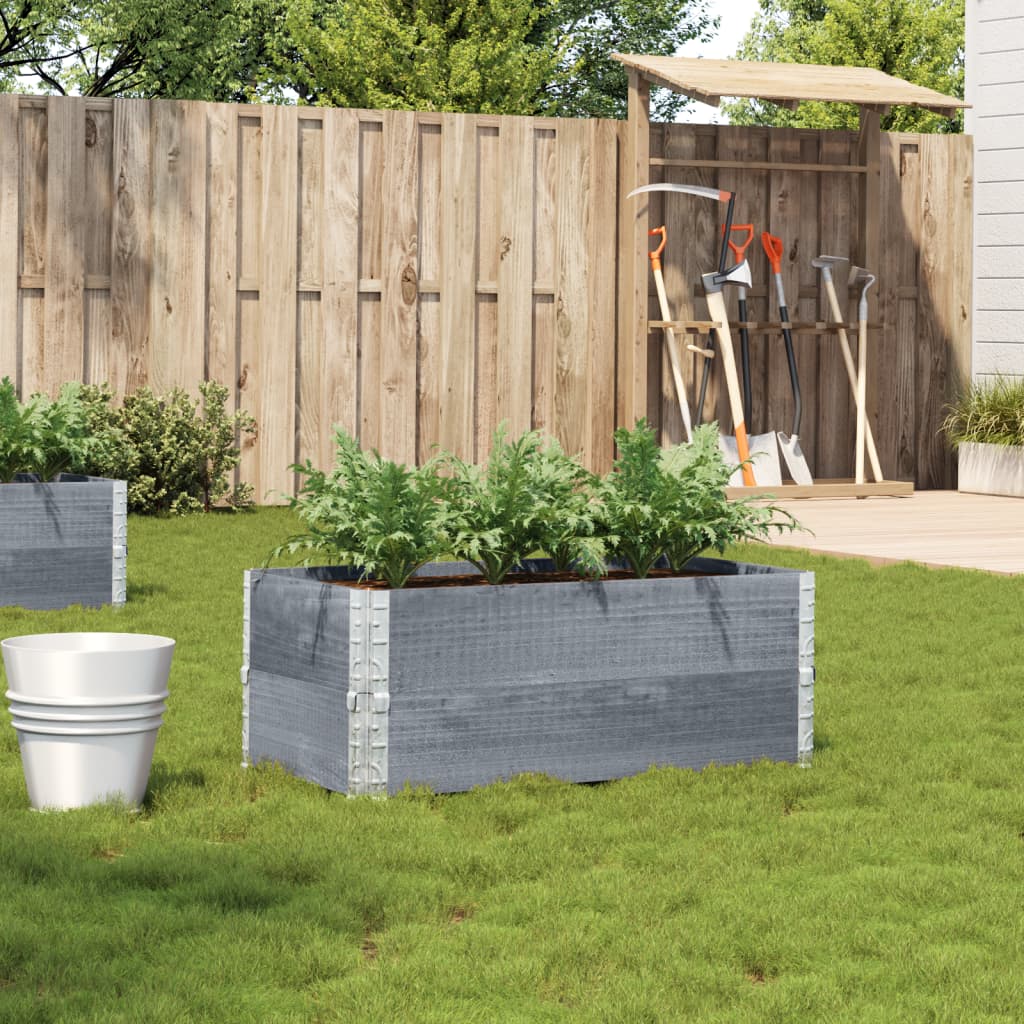 Garden Planter 80X60 Cm Solid Wood Pine