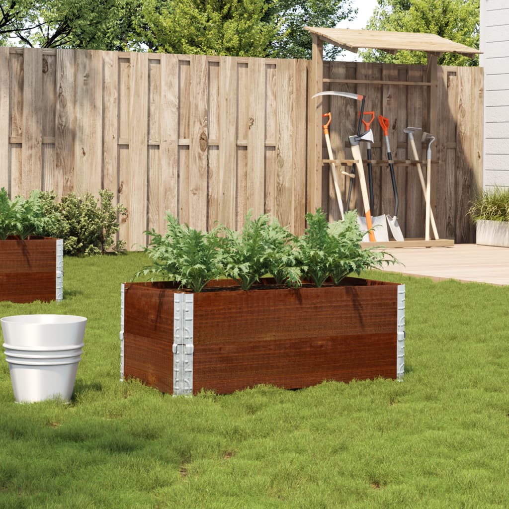 Garden Planter 80X60 Cm Solid Wood Pine