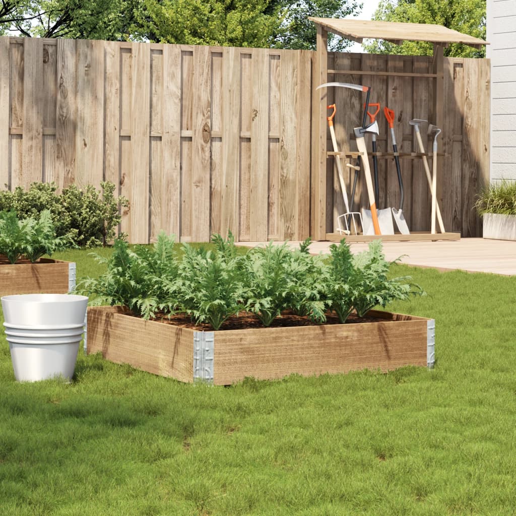 Garden Planter 80X60 Cm Solid Wood Pine