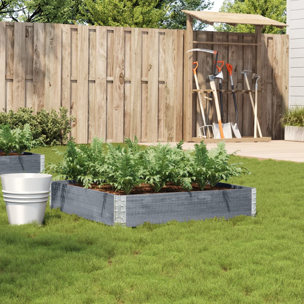 Garden Planter 80X60 Cm Solid Wood Pine