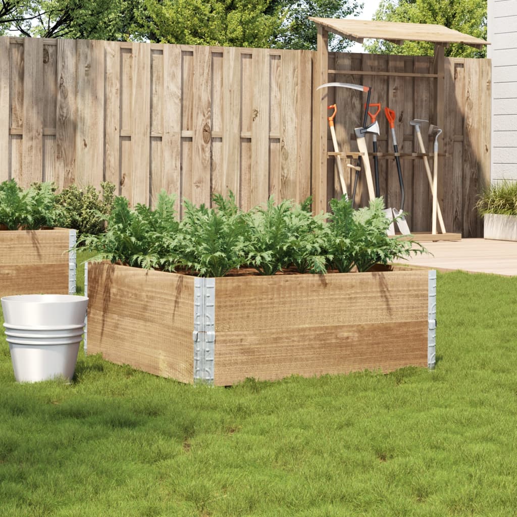 Garden Planter 80X60 Cm Solid Wood Pine