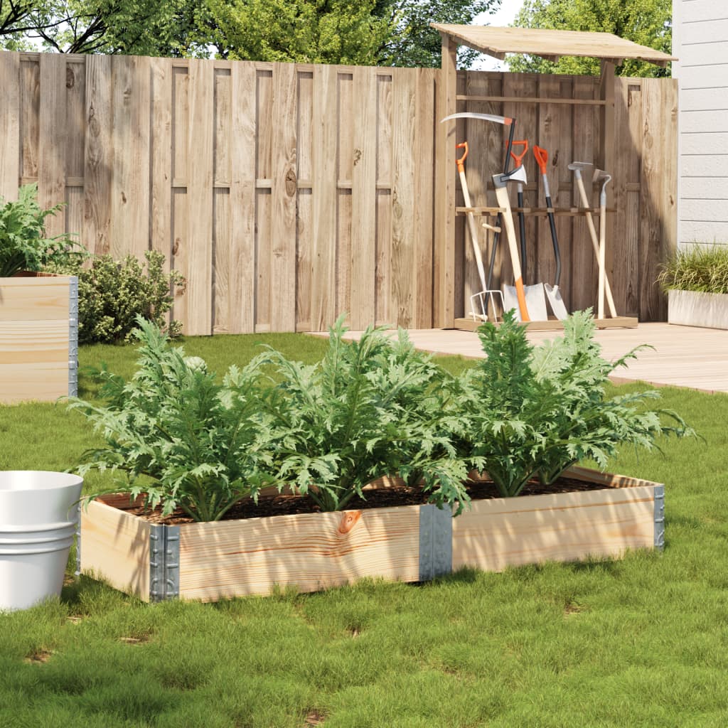 Garden Planter 80X60 Cm Solid Wood Pine