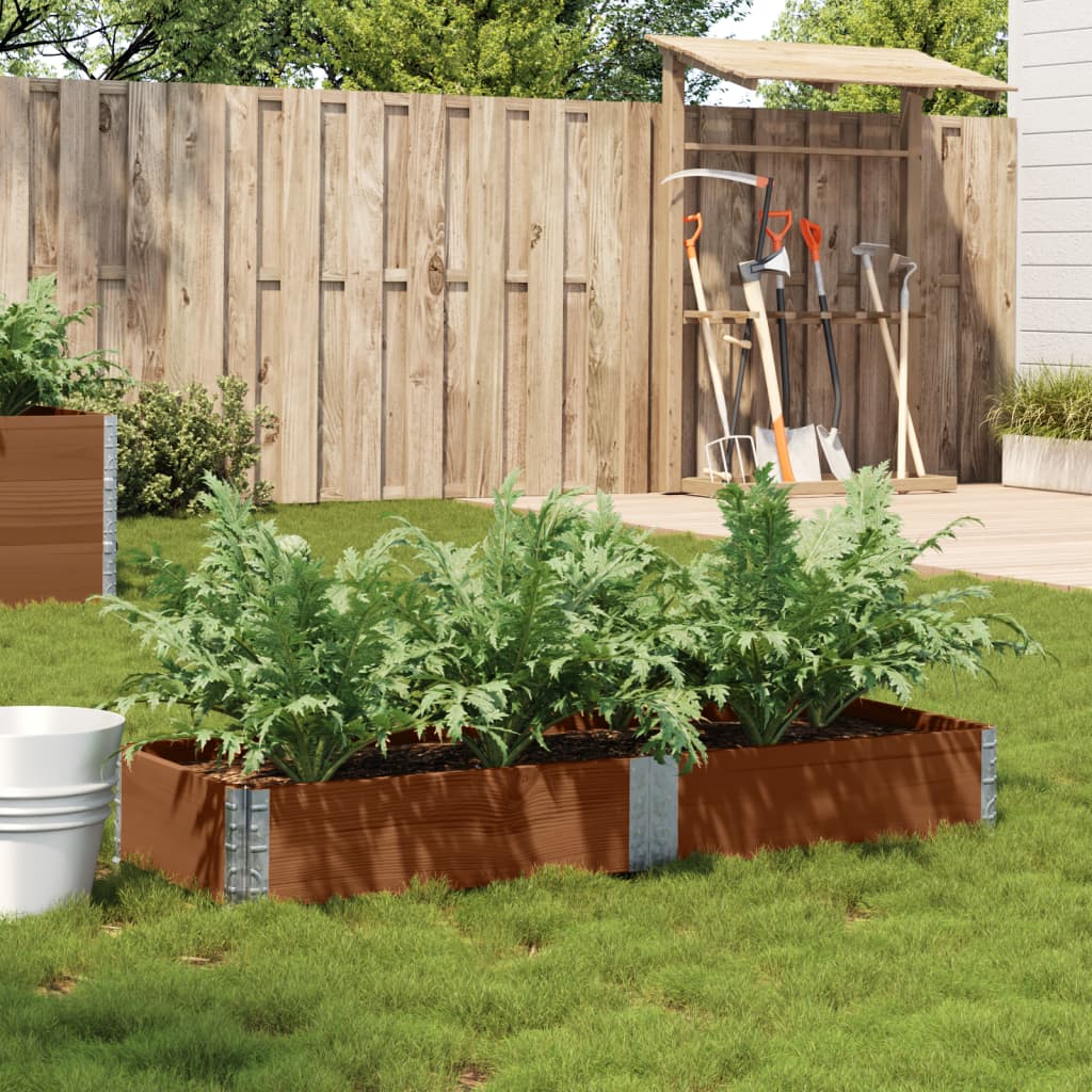 Garden Planter 80X60 Cm Solid Wood Pine