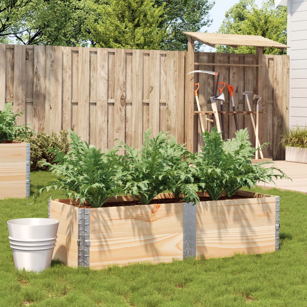 Garden Planter 80X60 Cm Solid Wood Pine