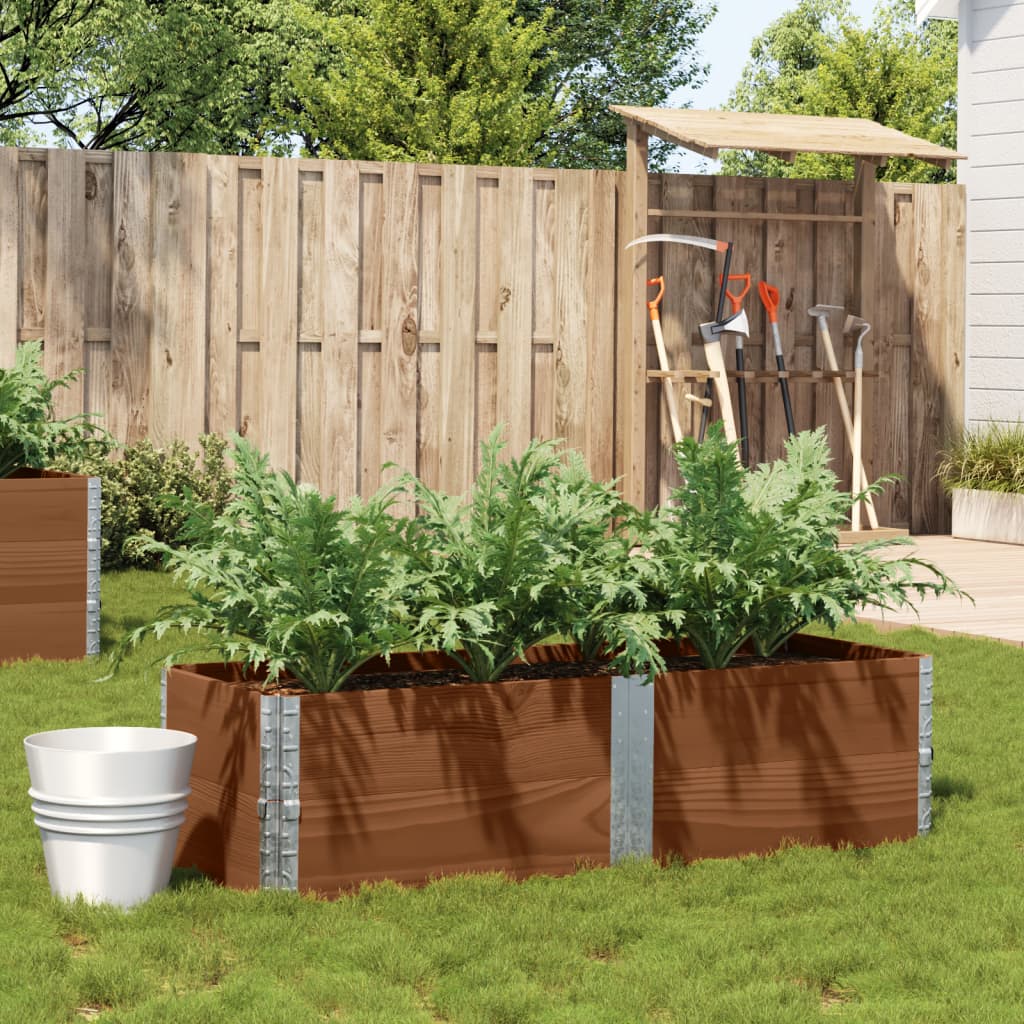 Garden Planter 80X60 Cm Solid Wood Pine
