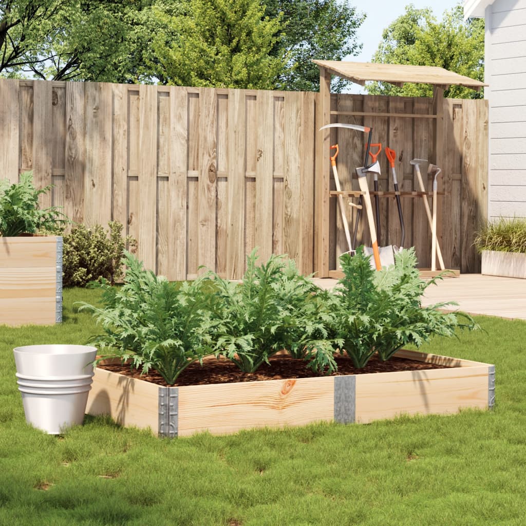 Garden Planter 80X60 Cm Solid Wood Pine