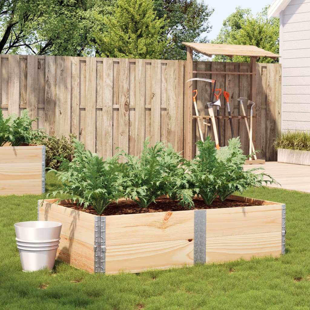 Garden Planter 80X60 Cm Solid Wood Pine