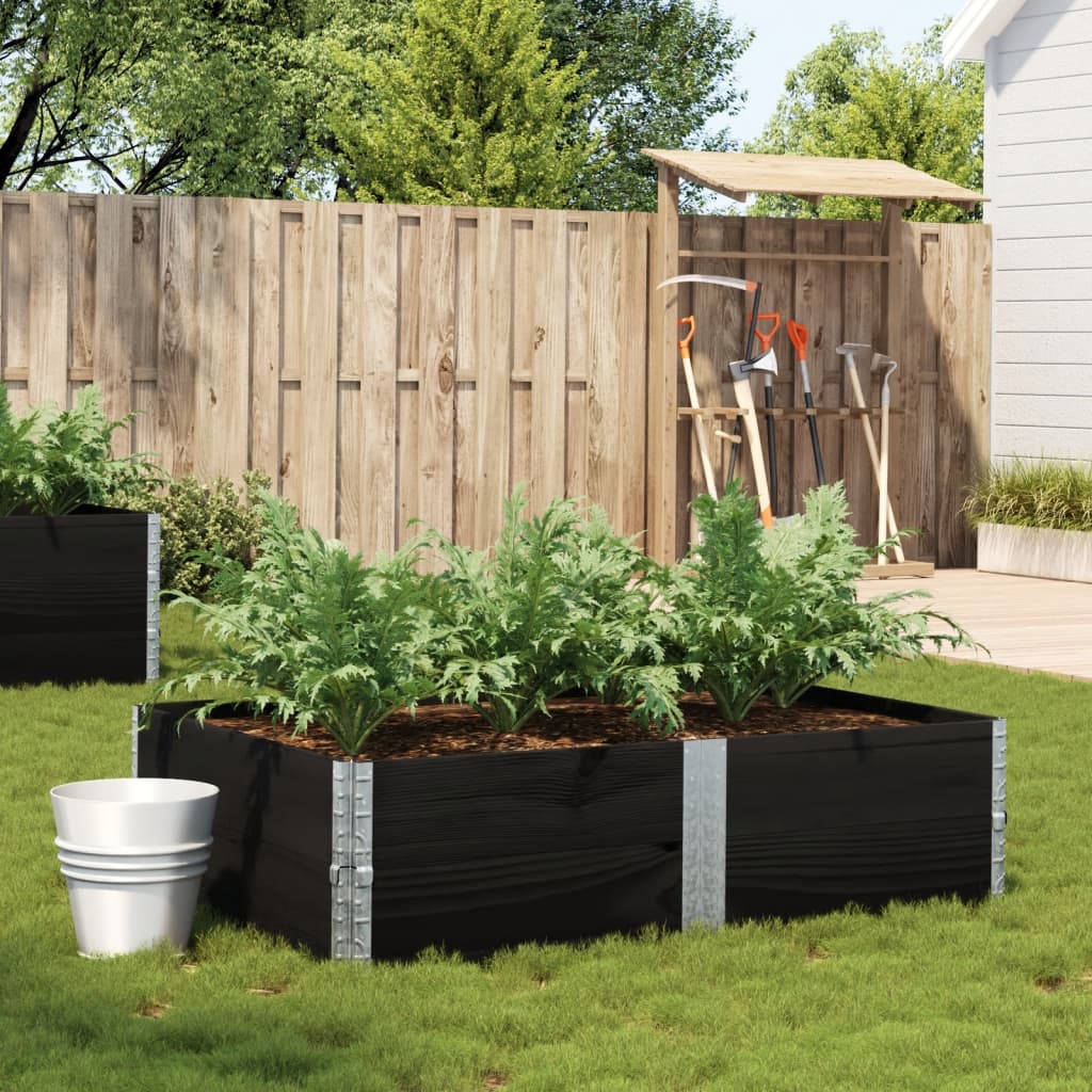Garden Planter 80X60 Cm Solid Wood Pine