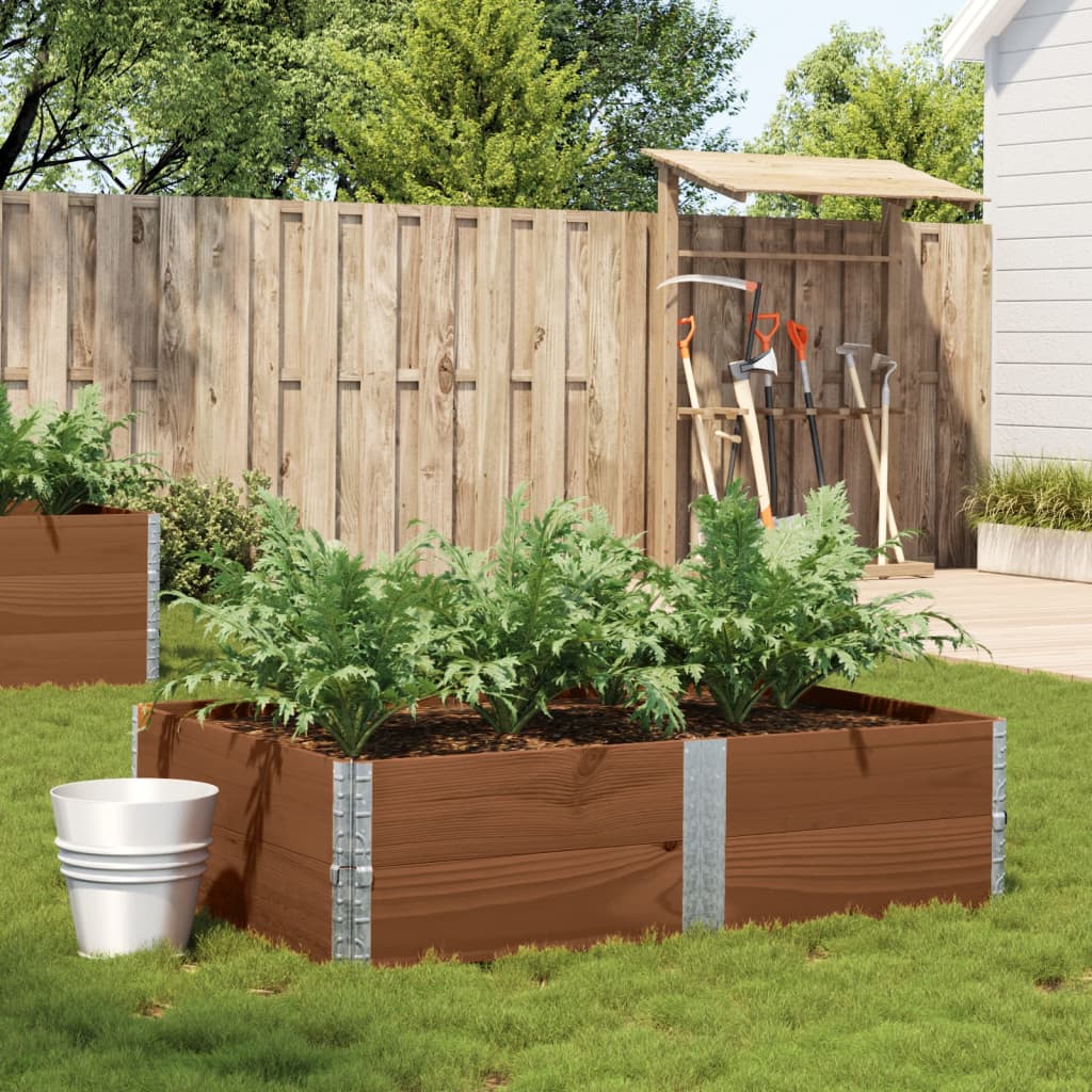 Garden Planter 80X60 Cm Solid Wood Pine