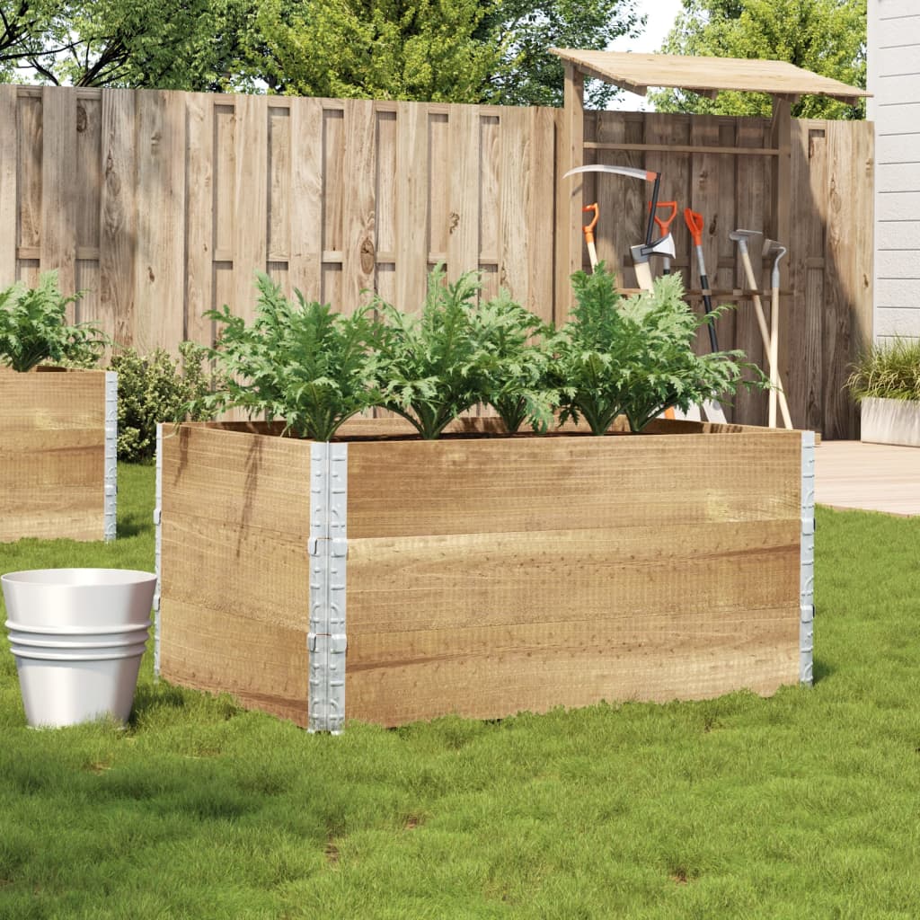 Garden Planter 80X60 Cm Solid Wood Pine