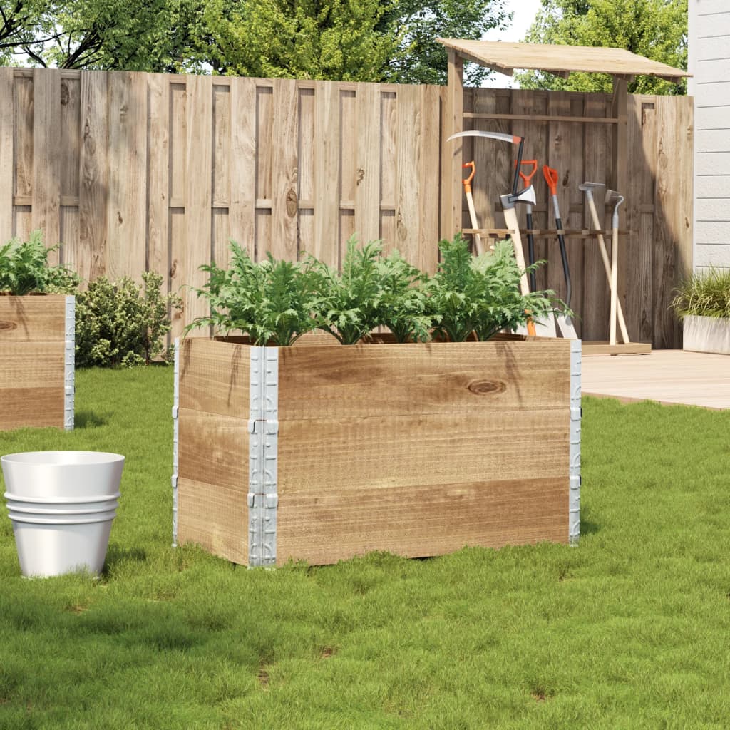 Garden Planter 80X60 Cm Solid Wood Pine
