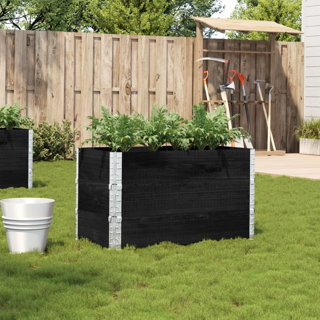 Garden Planter 80X60 Cm Solid Wood Pine