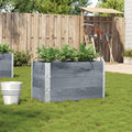 Garden Planter 80X60 Cm Solid Wood Pine