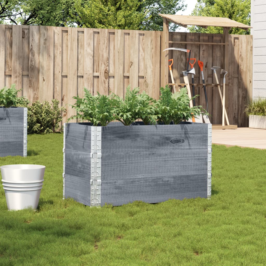 Garden Planter 80X60 Cm Solid Wood Pine