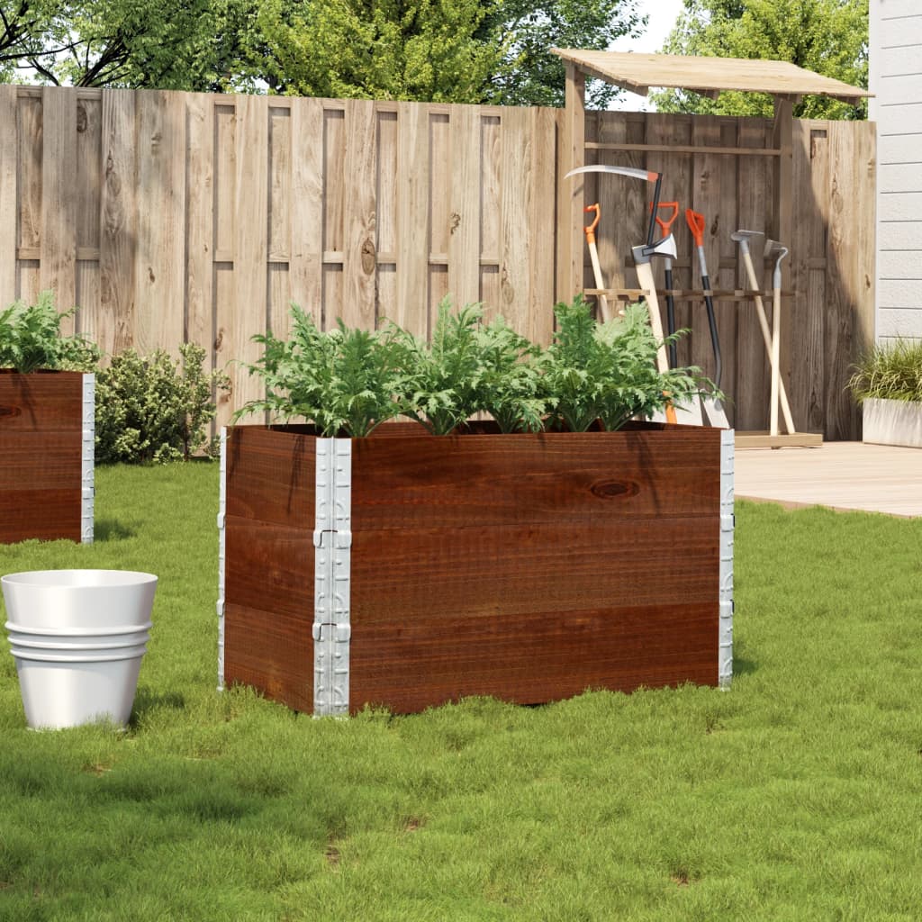 Garden Planter 80X60 Cm Solid Wood Pine