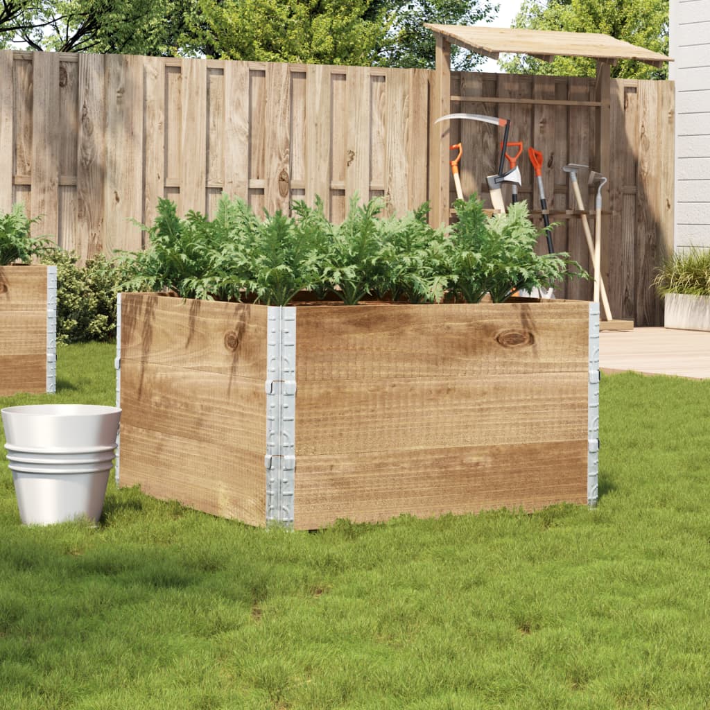 Garden Planter 80X60 Cm Solid Wood Pine
