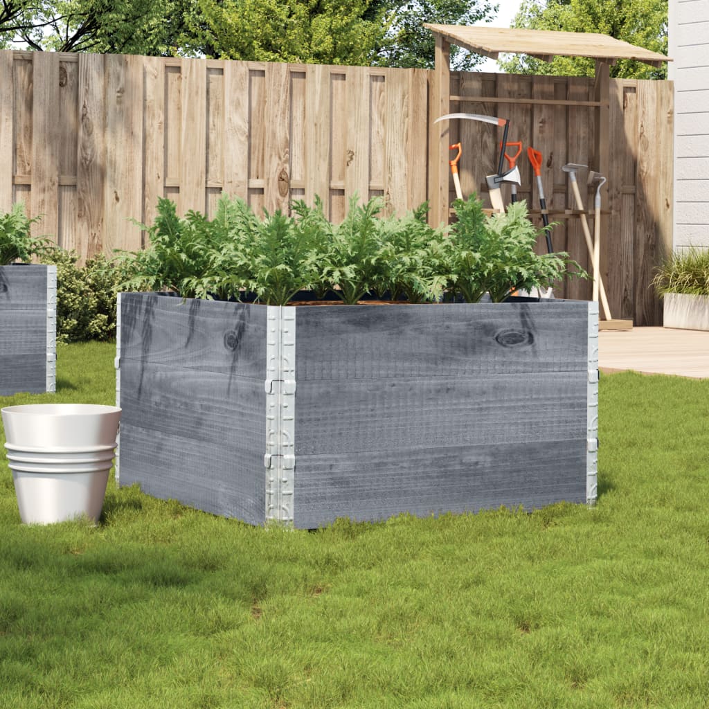 Garden Planter 80X60 Cm Solid Wood Pine