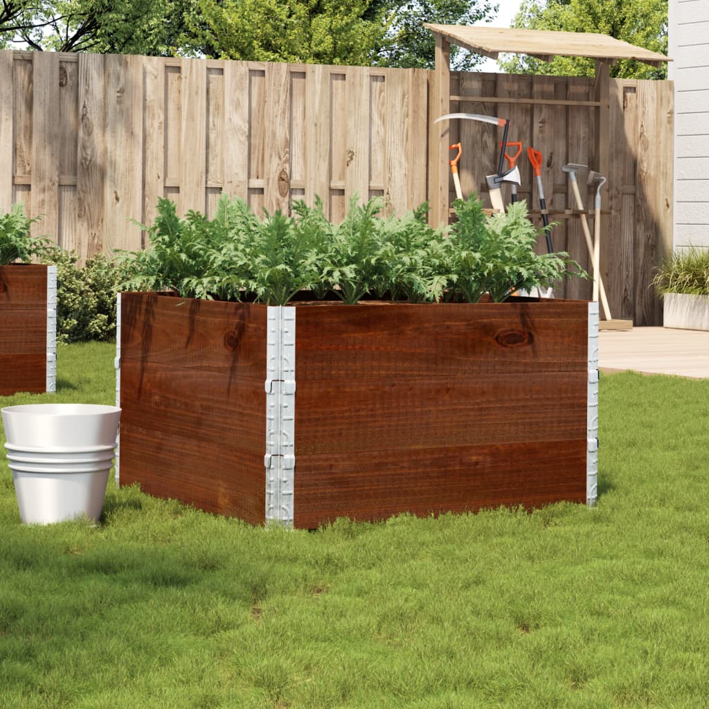 Garden Planter 80X60 Cm Solid Wood Pine
