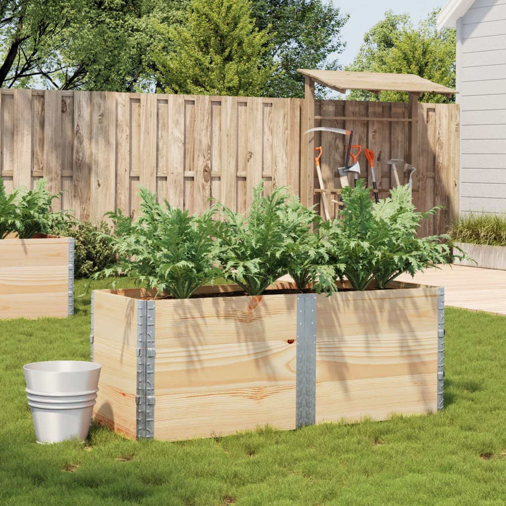 Garden Planter 80X60 Cm Solid Wood Pine