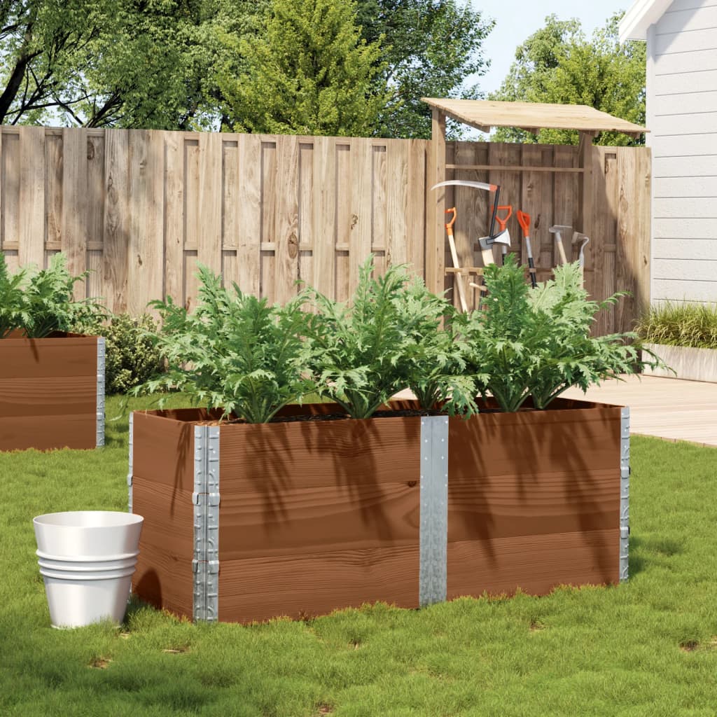 Garden Planter 80X60 Cm Solid Wood Pine