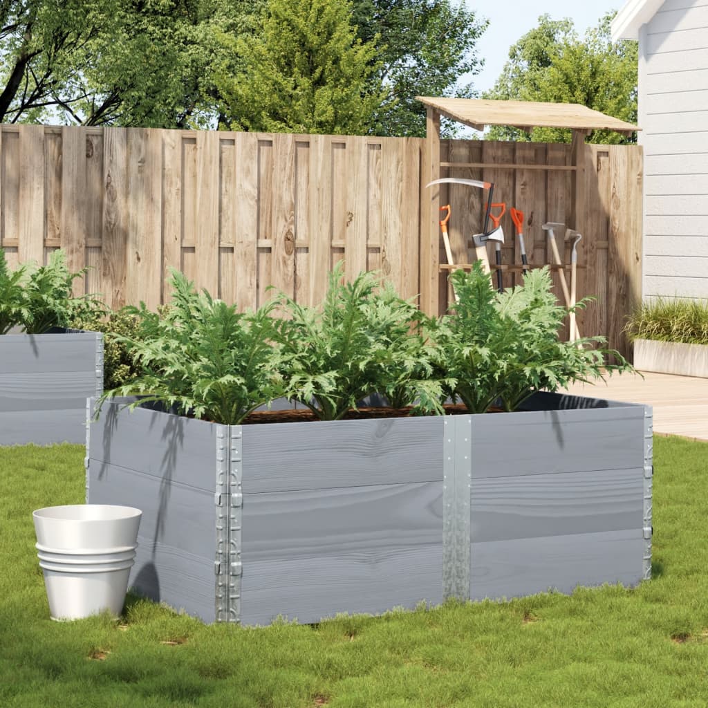 Garden Planter 80X60 Cm Solid Wood Pine