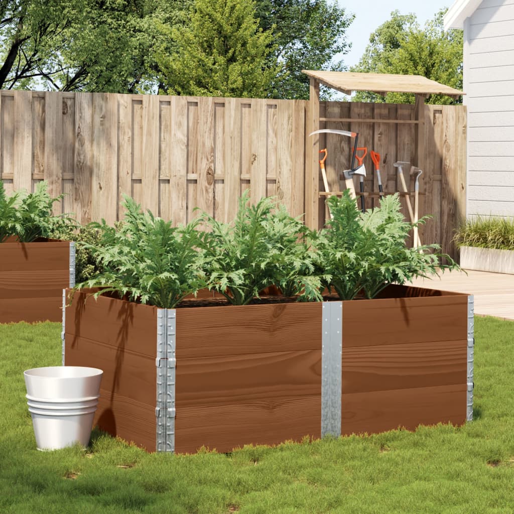 Garden Planter 80X60 Cm Solid Wood Pine