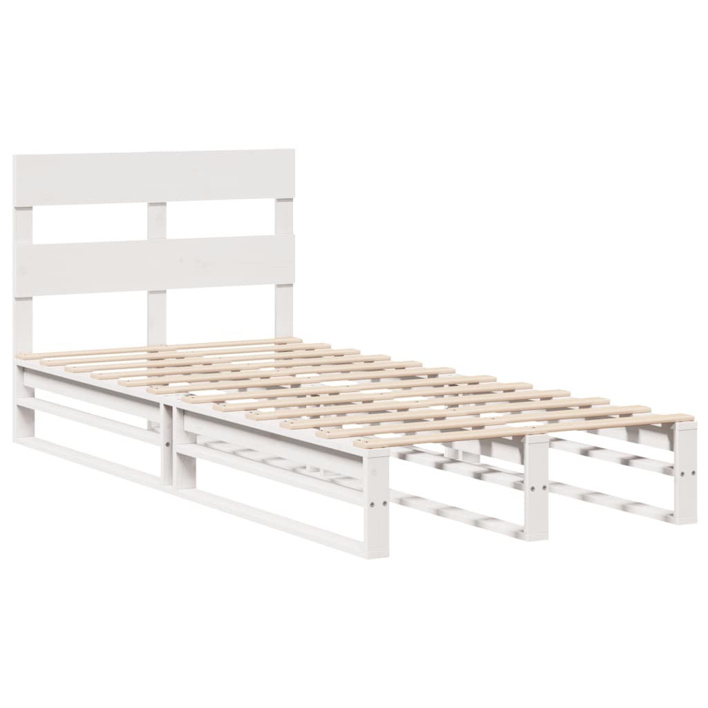 Bed Frame Without Mattress Solid Wood Pine