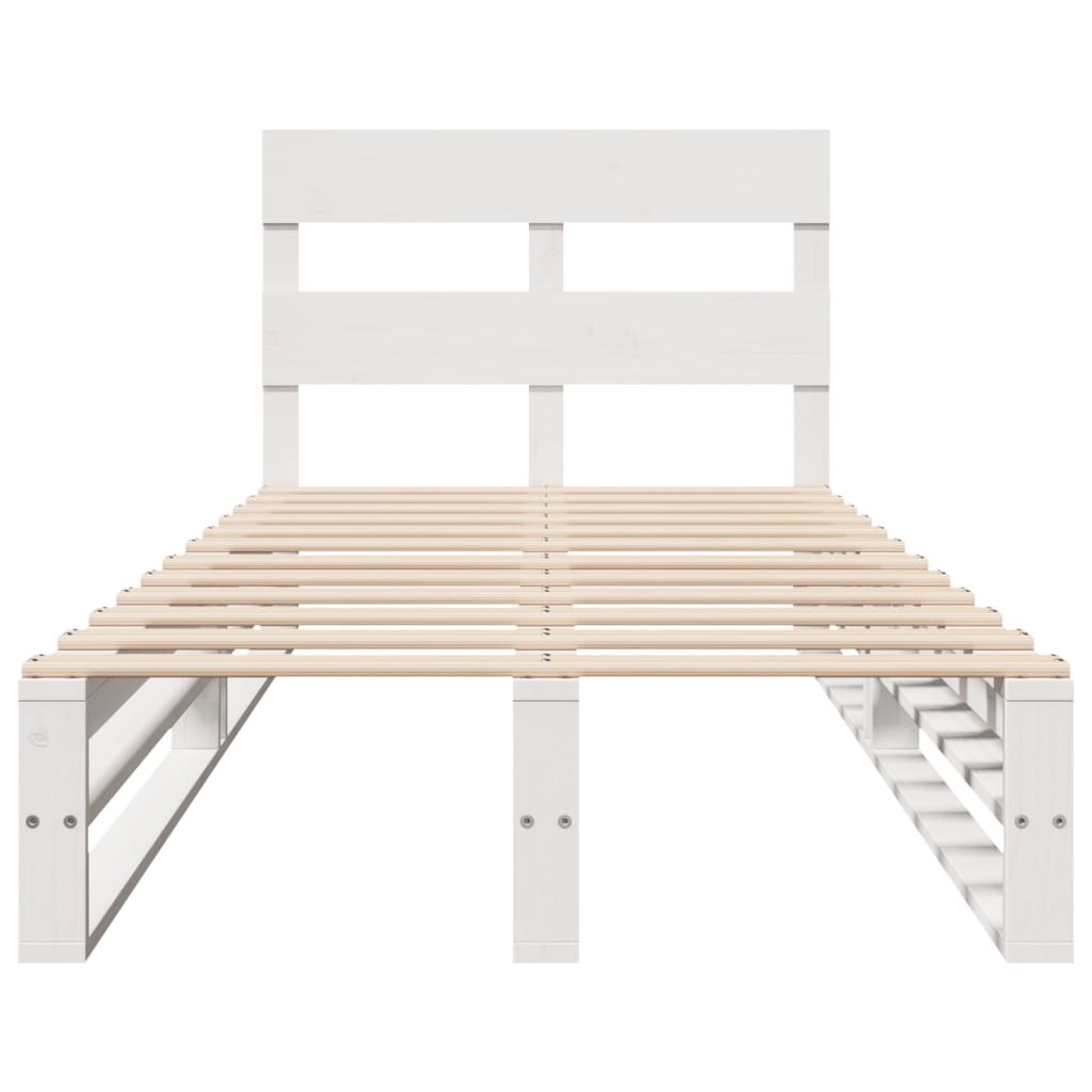 Bed Frame Without Mattress Solid Wood Pine
