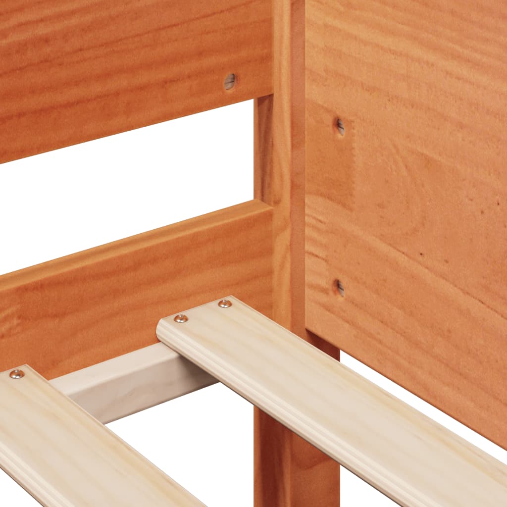 Bed Frame Without Mattress Solid Wood Pine