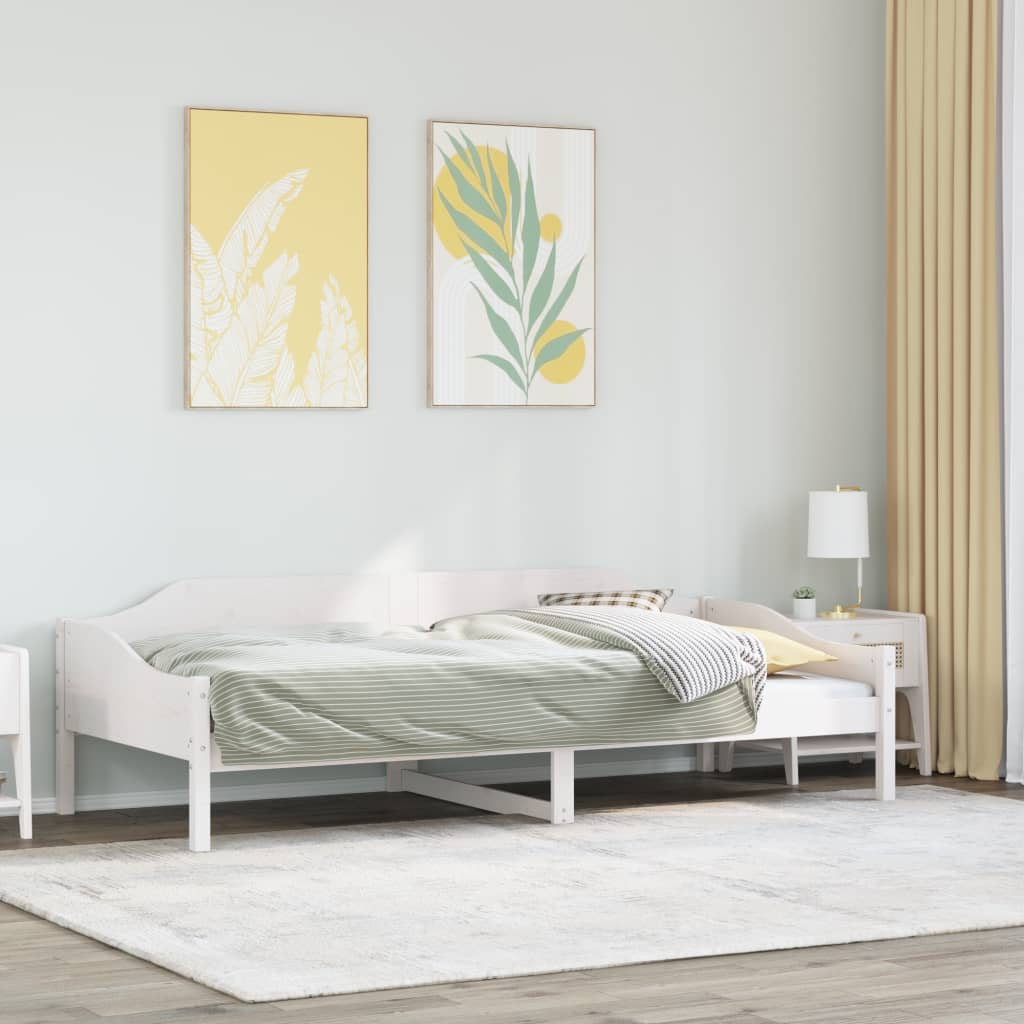 Bed Frame Without Mattress Solid Wood Pine