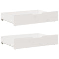 Under-Bed Drawers 2 Pcs 75X55X17 Cm Solid Wood Pine