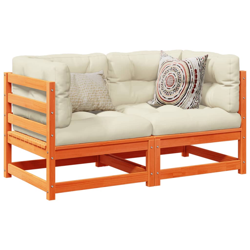 2 Piece Garden Sofa Set Impregnated Wood Pine