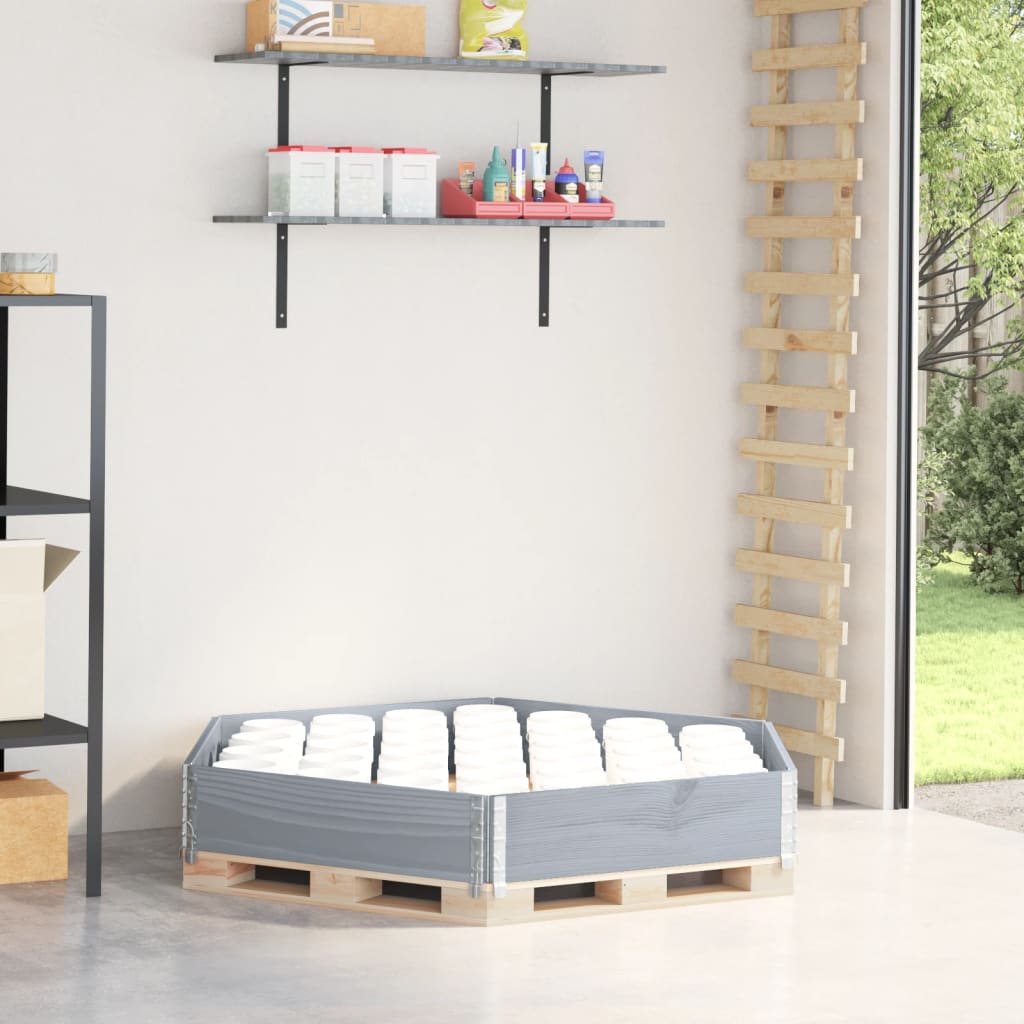 Raised Bed Hexagon Solid Wood Pine